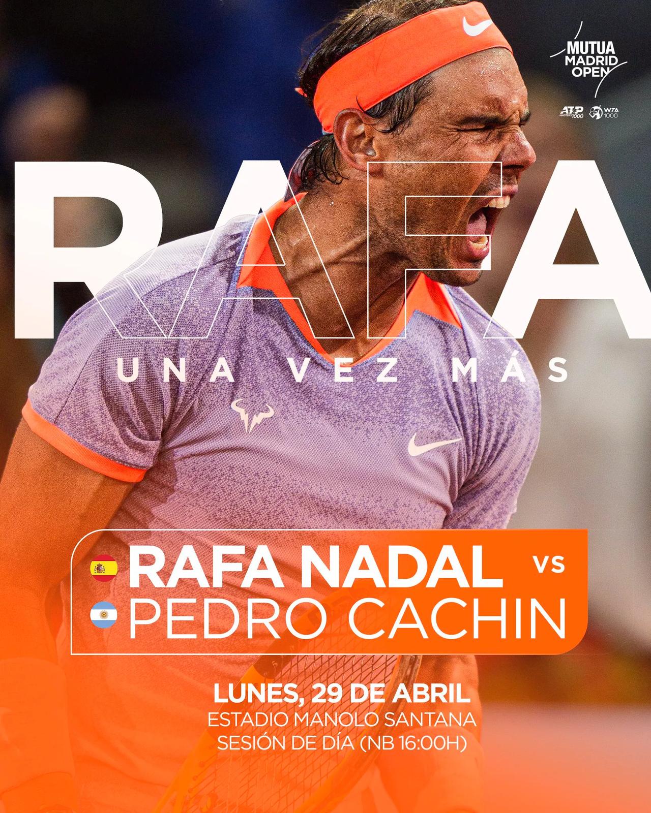 网球有約｜#ATP1000# 🇪🇸马德里大师赛（4.27）
【男单第二轮】
