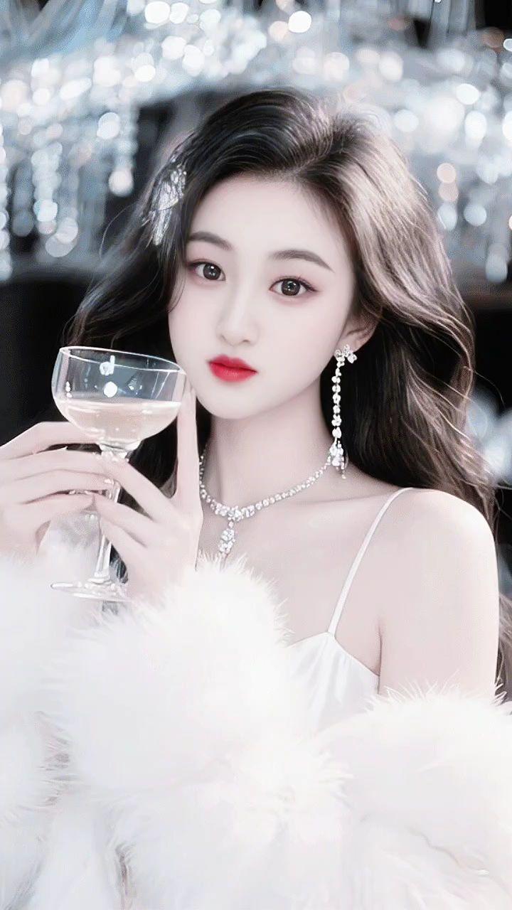 高级的美一定是独立与优雅 今天的人设是氛围感美女 白色吊带裙 御姐 温柔风