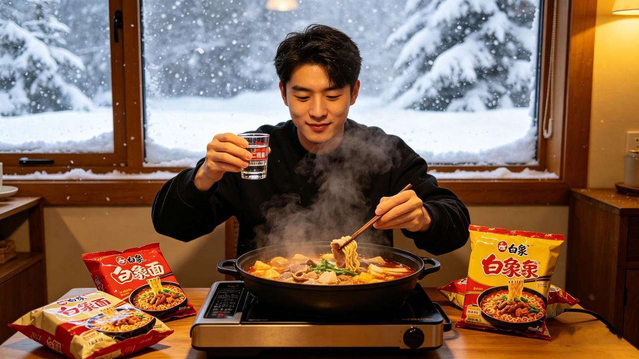 酒后吐真言——白象方便面，你一定要干火锅店！

那年下大雪：雪厚路滑，我缩在被窝