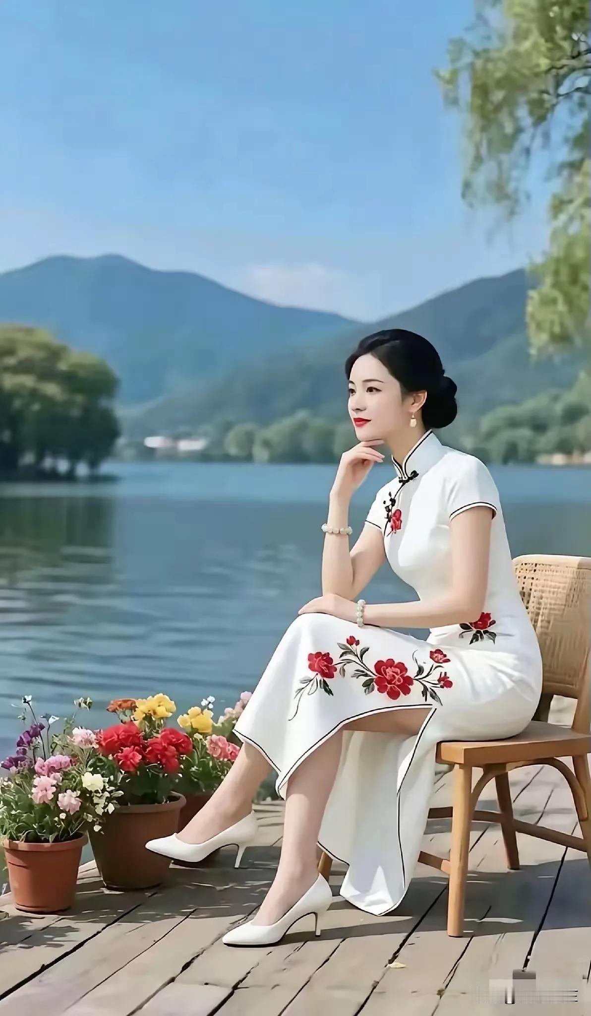 心存厚道无烦扰，
脑有慈怀见路宽。
横批：《厚道与慈怀》