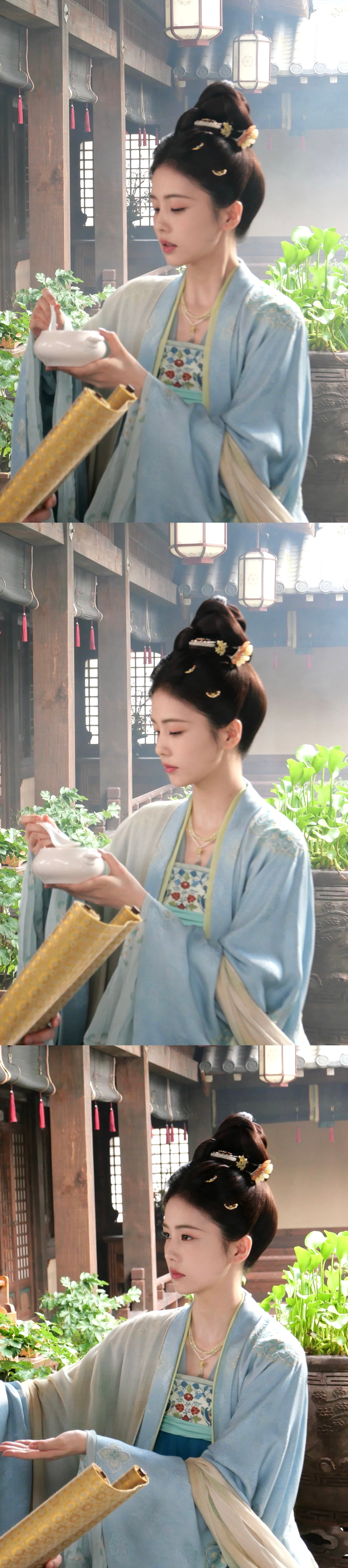 白鹿  白鹿莫离 白鹿七夕剧宣好忙温文尔雅