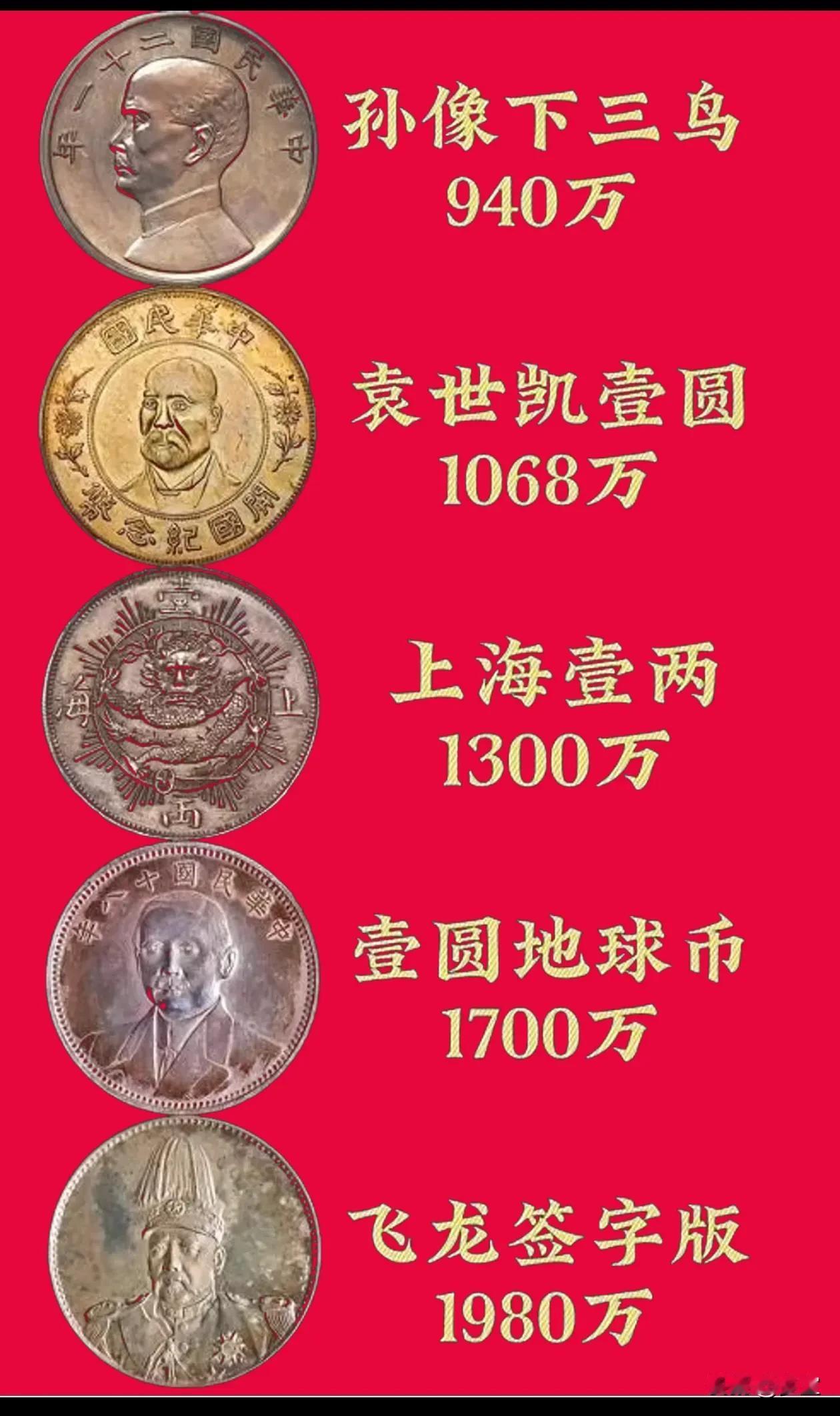 民国时期，稀有的银币，收藏到的，财富就自由了历史钱币分享 老钱币的注意了 这银元