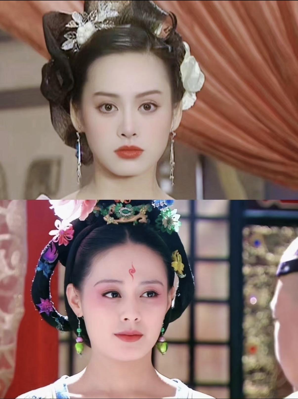 这真的不是同一个人吗？
感觉她俩现代装不是很像，但是古装真的好神似，是因为都是大