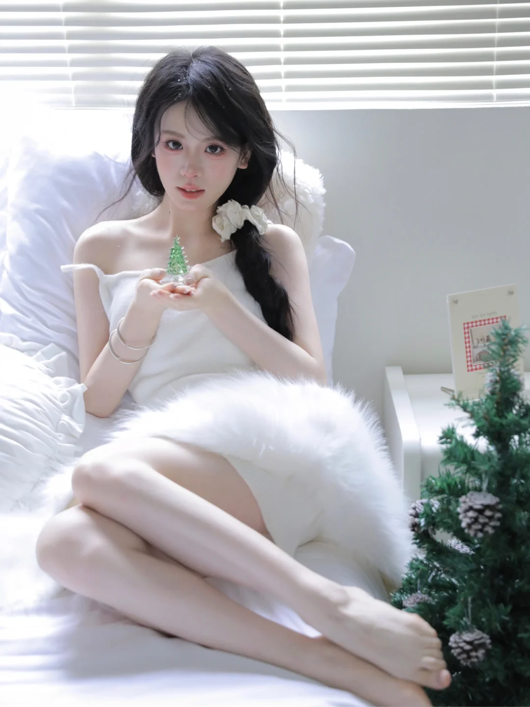 拍成这样有多少人喜欢？奶呼呼的圣诞少女