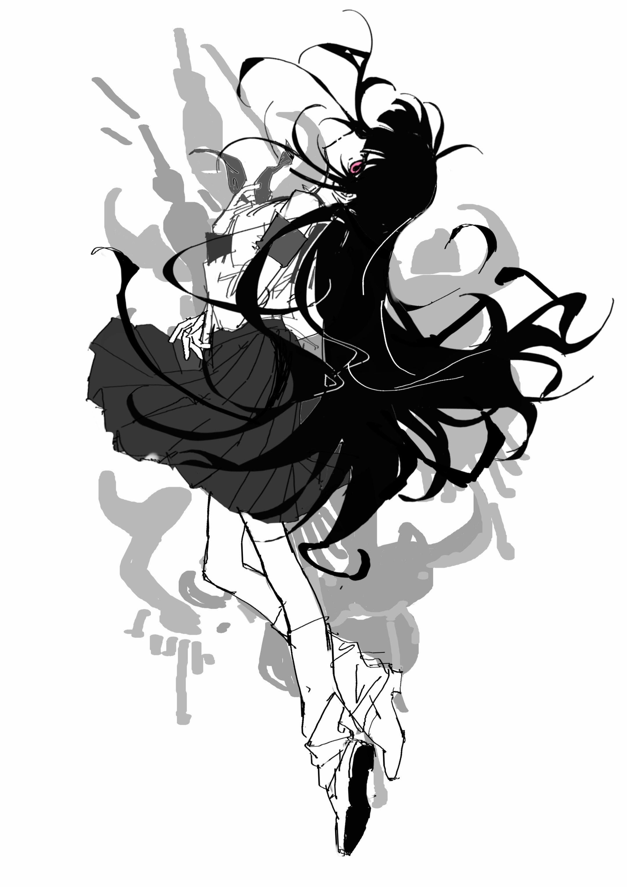 看草稿猜上色风格。