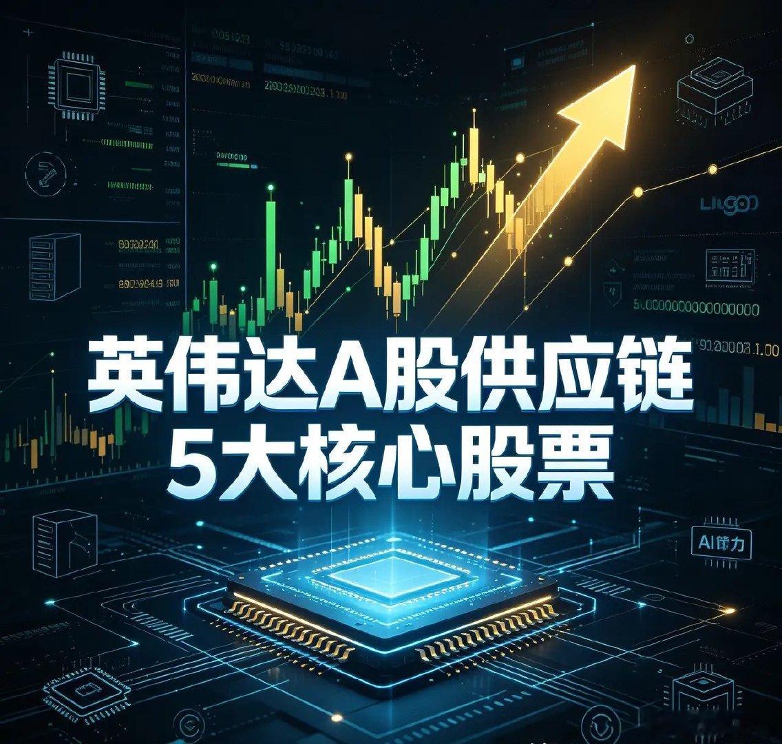 英伟达A股供应链5大核心股票1、光模块供应：中际旭创全球光模块龙头，为英伟达GP