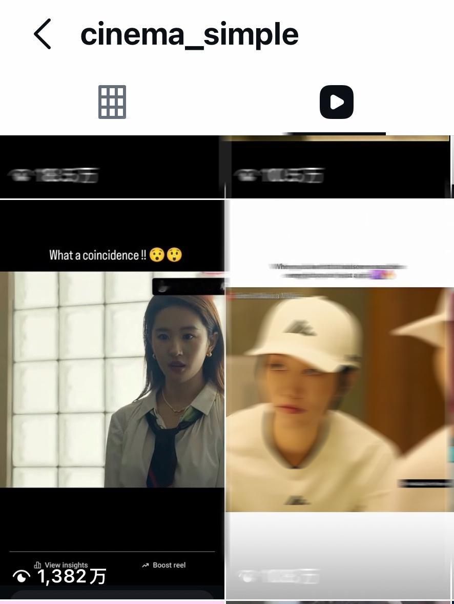 刘亦菲《玫瑰的故事》黄亦玫面试片段，在IG收获1300万观看量，40万+点赞🔥