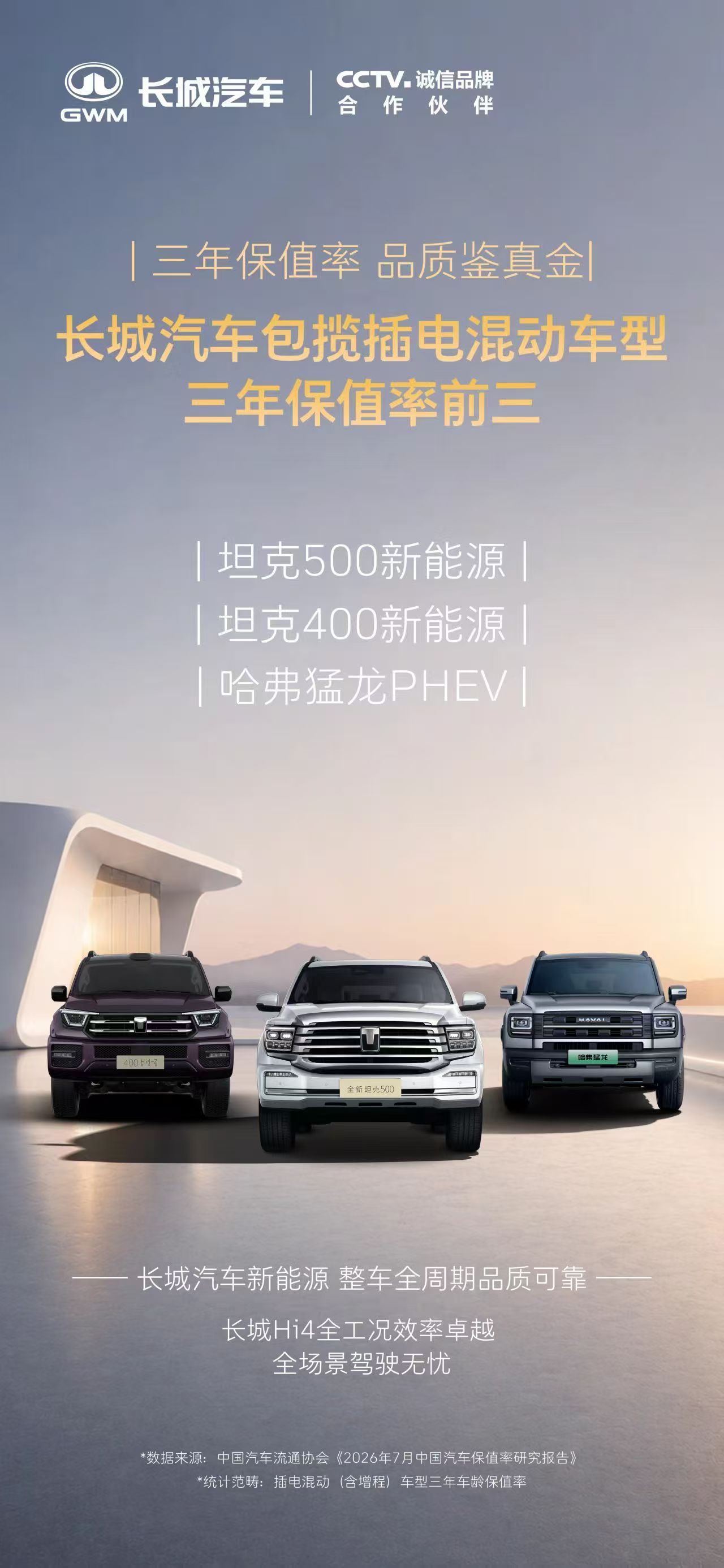 论三年保值率长城还是可以的 