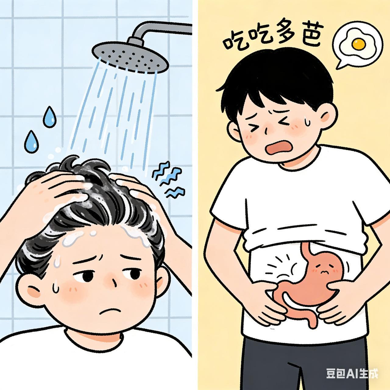 八个养生常识，活到九十九：

“​1、早晨：晨起洗头耗阳气，不吃早饭胆囊炎；
​
