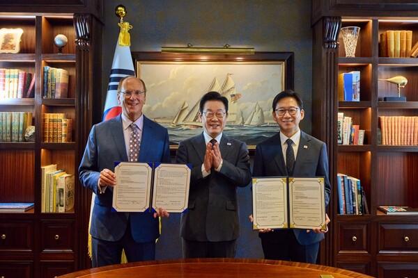 韩媒：李在明与投资管理公司贝莱德集团签署 MOU，携手打造韩国为