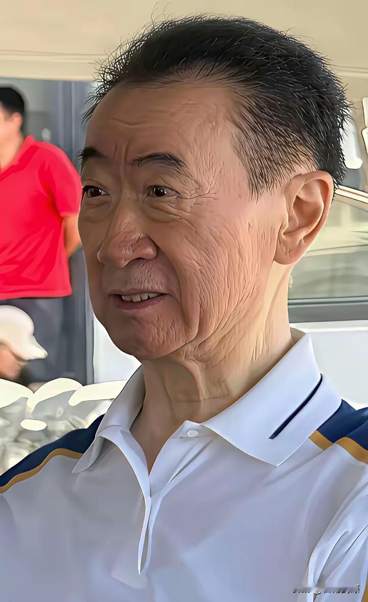 老夫不明白，为什么要如此丑化王健林。

当然，我更不知道，这个照片是不是AI的杰