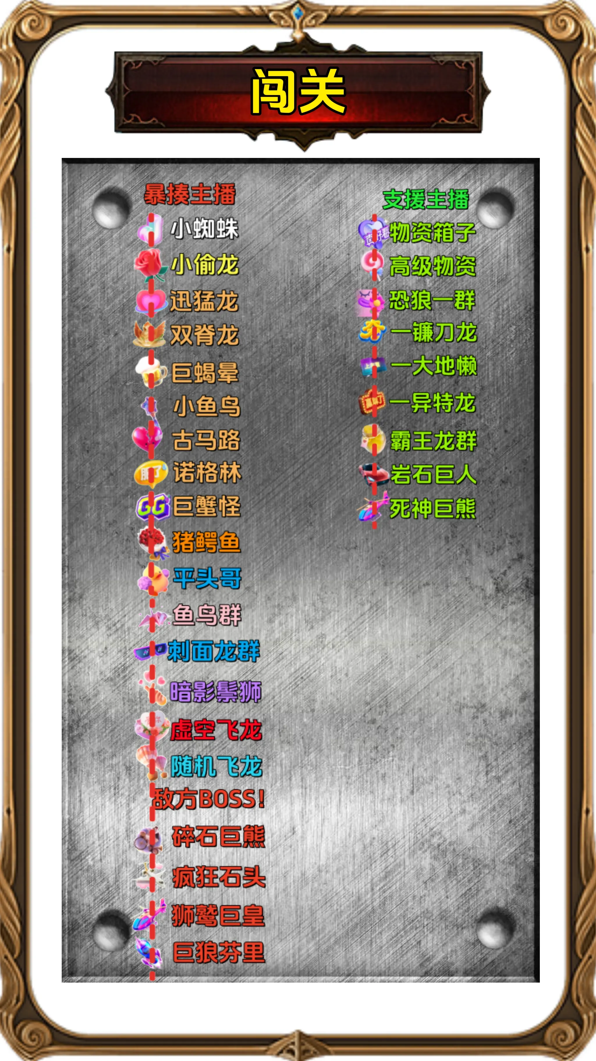 方舟闯关。不过关不下播，干就完了！