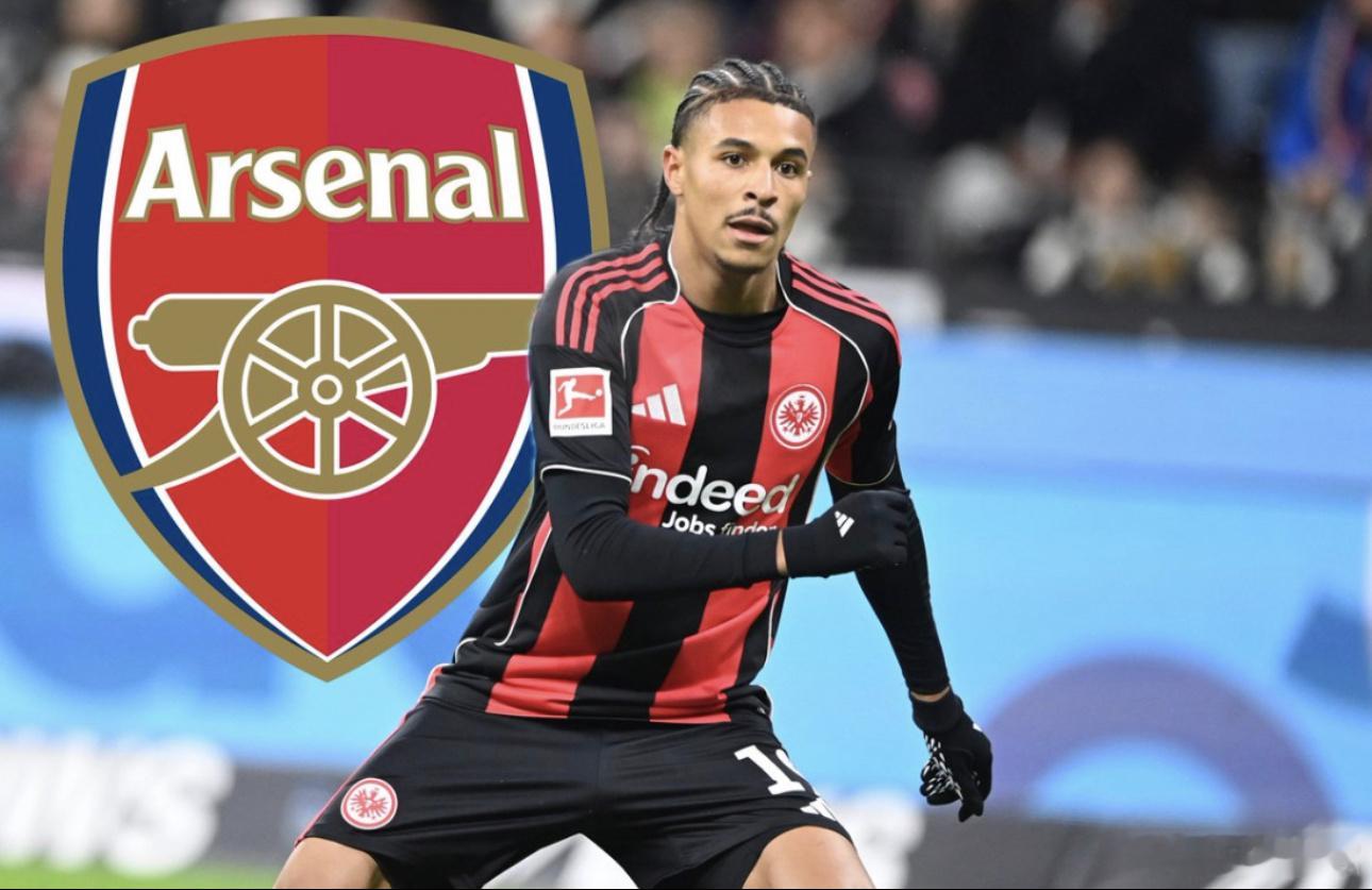 12月3日讯 据德国天空体育报道，阿森纳正在密切关注法兰克福20岁的法国边锋马泰