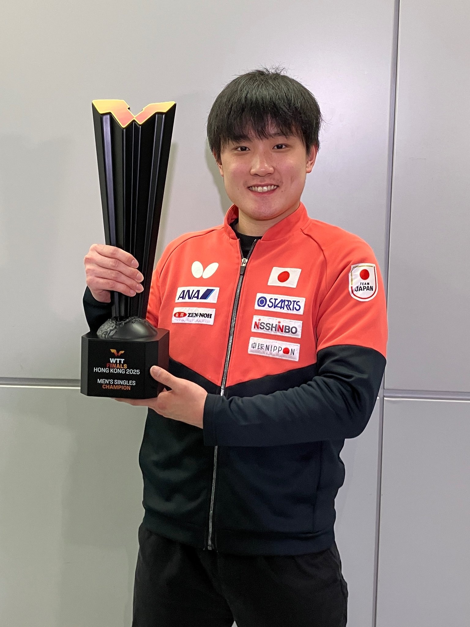 张本智和张本智和wtt香港总决赛2025 昨天，🏓WTT香港总决赛2025🇭