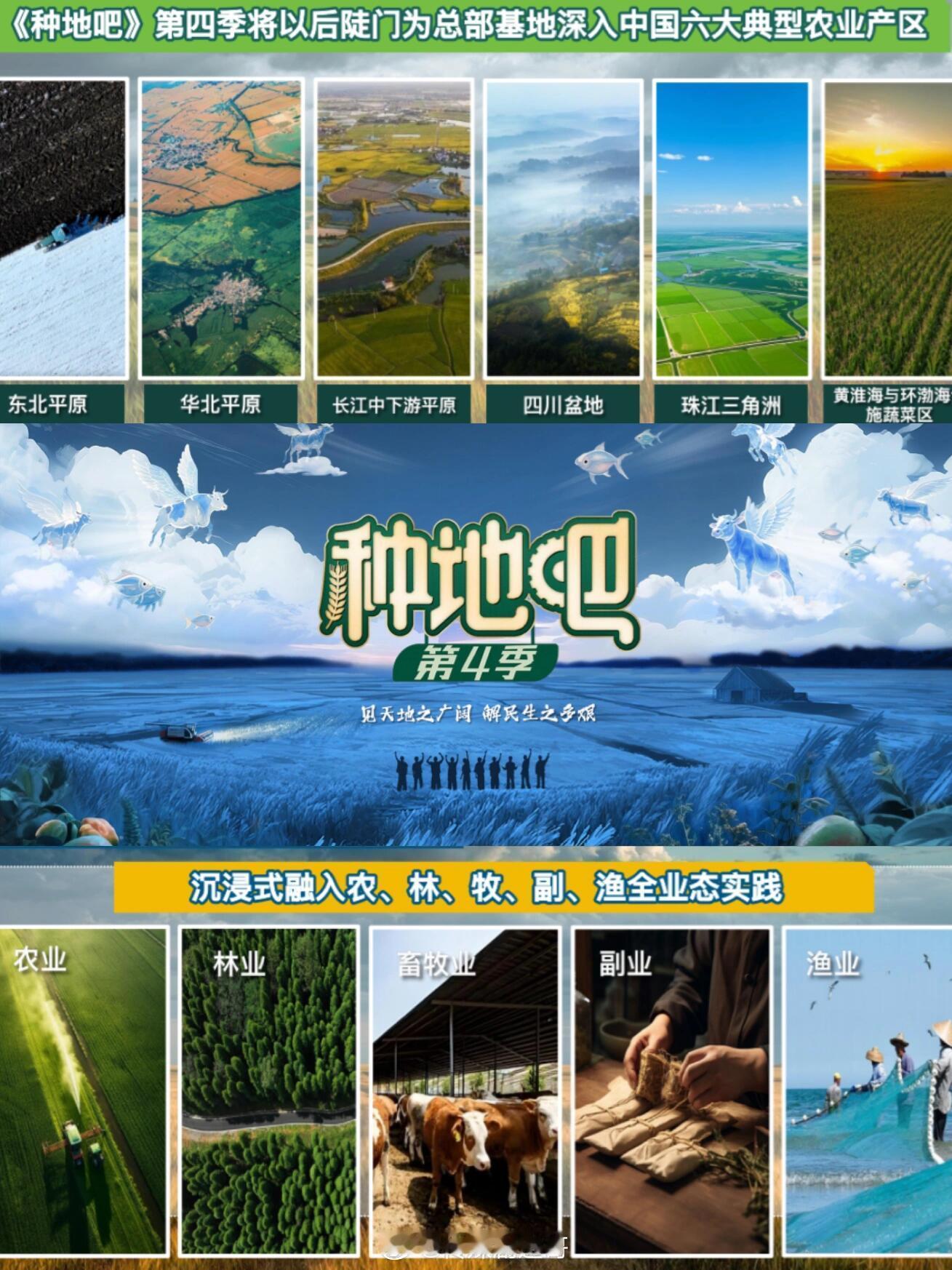 种地吧4拟邀飞行嘉宾新疆：佟丽娅四川：龚俊东北：王阳…… 