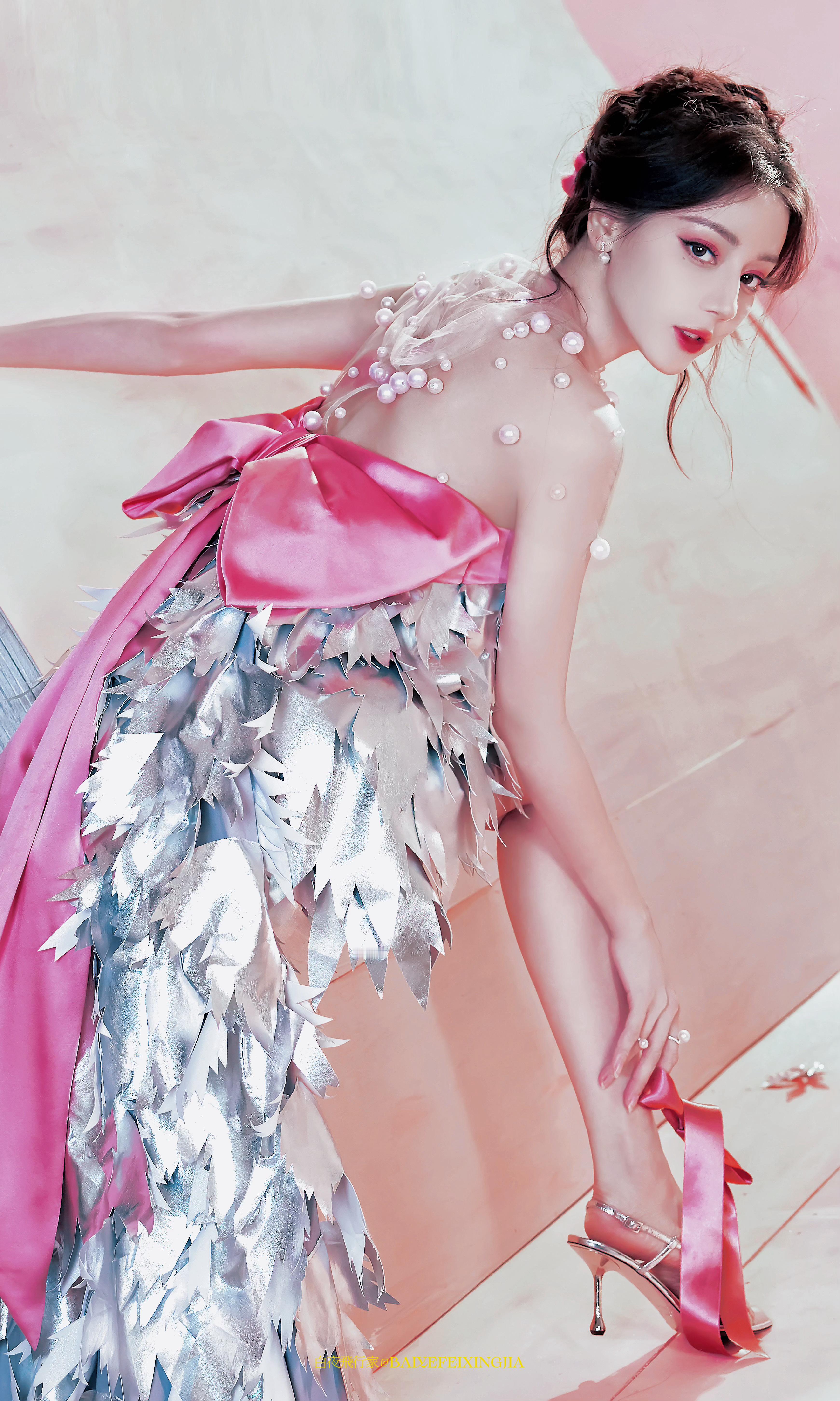 迪丽热巴🎀戴珍珠的芭比 ​​​