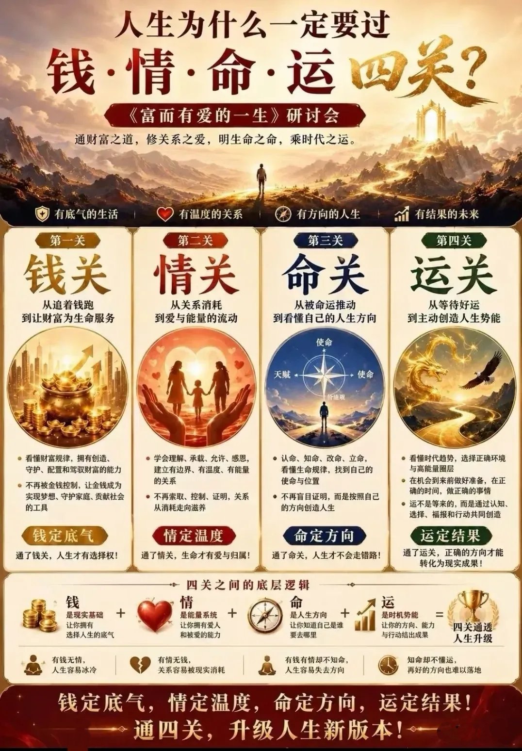 “世间表面的运行规则：资源、人脉、财富、权力、认知。世间深层的运行规则：能量、磁