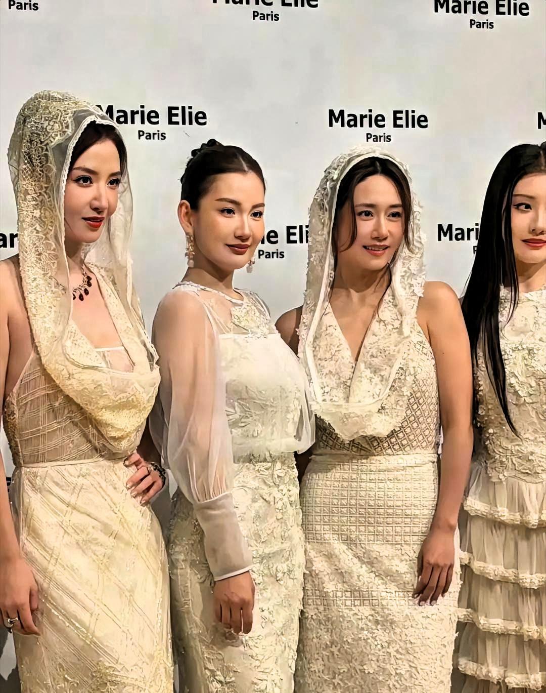 Marie Elie秀场同框，谁能想到最美的是隐退多年的刘芸！
 
谁懂啊家人们
