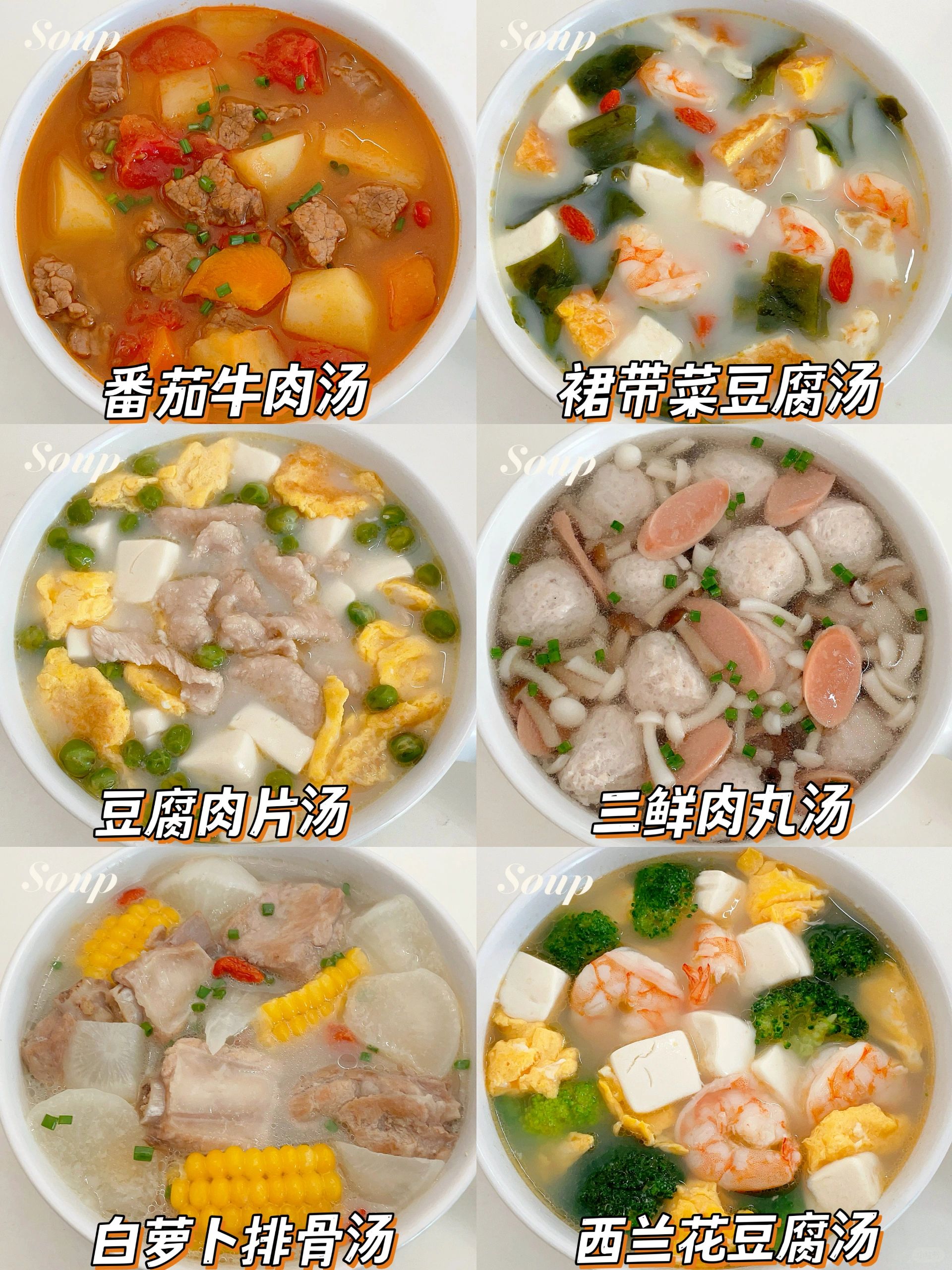 自制秋季营养汤合集｜汤鲜味美太好喝了