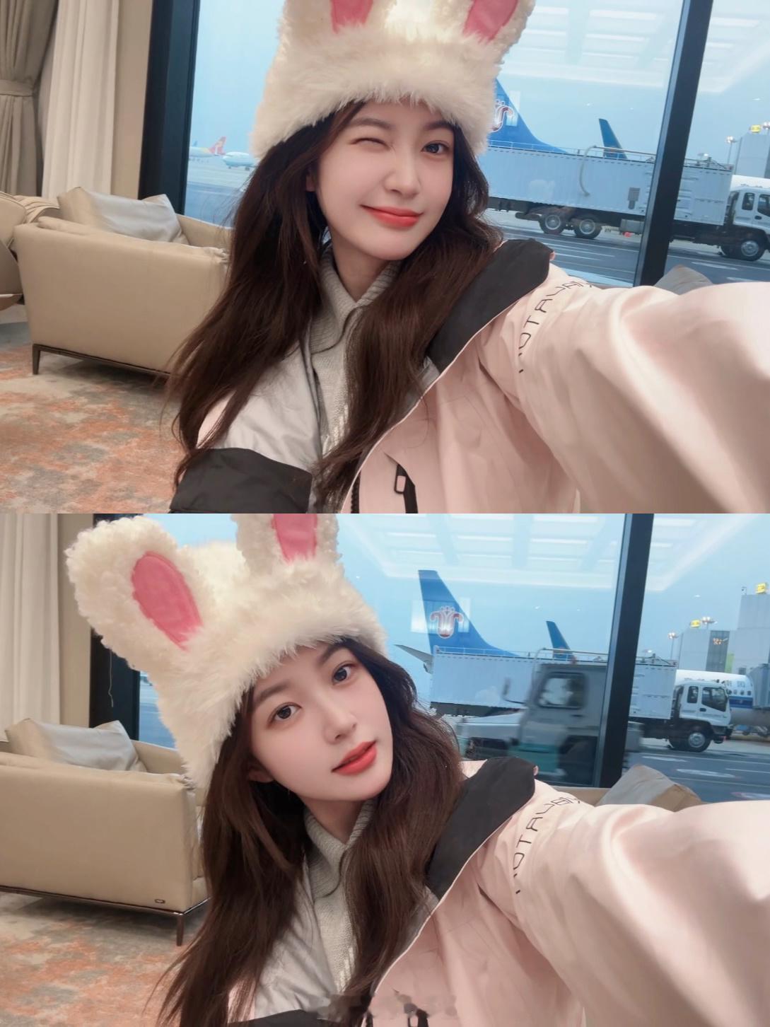 记录第一次独自去滑雪🎿🐰🎀