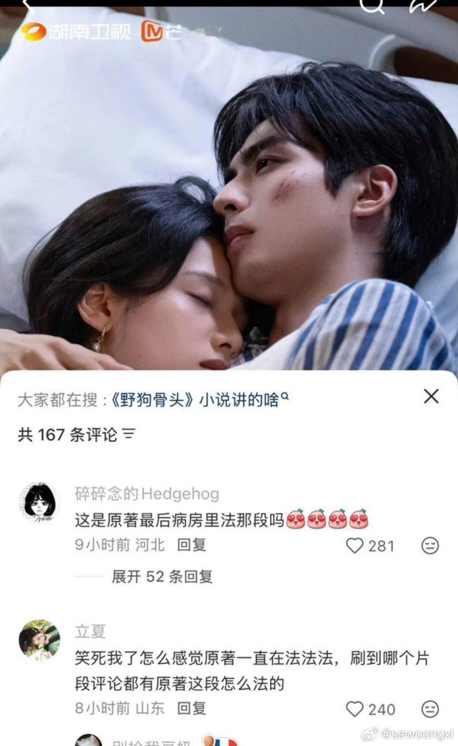 野狗骨头看得我一直在尖叫小说尺度还挺大