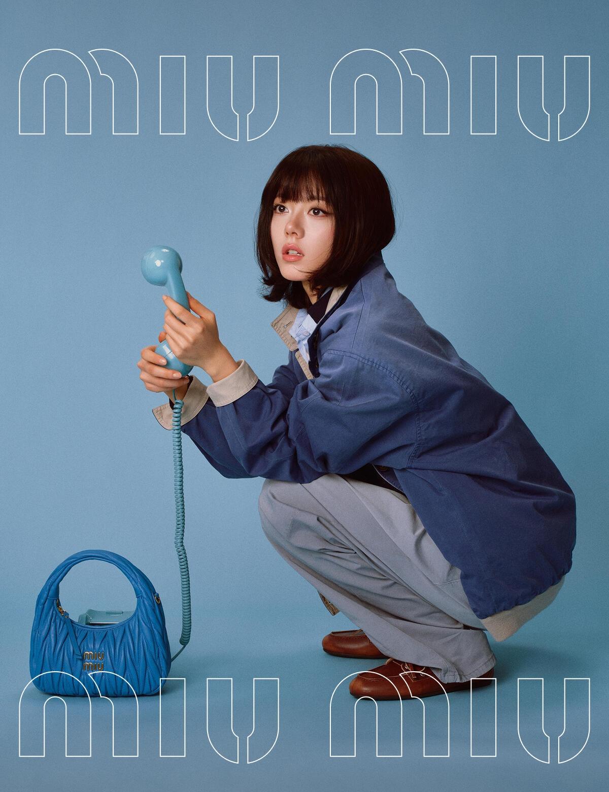 赵今麦 X MIU MIU｜品牌大使赵今麦出镜Miu Miu全新宣传大片，继全球