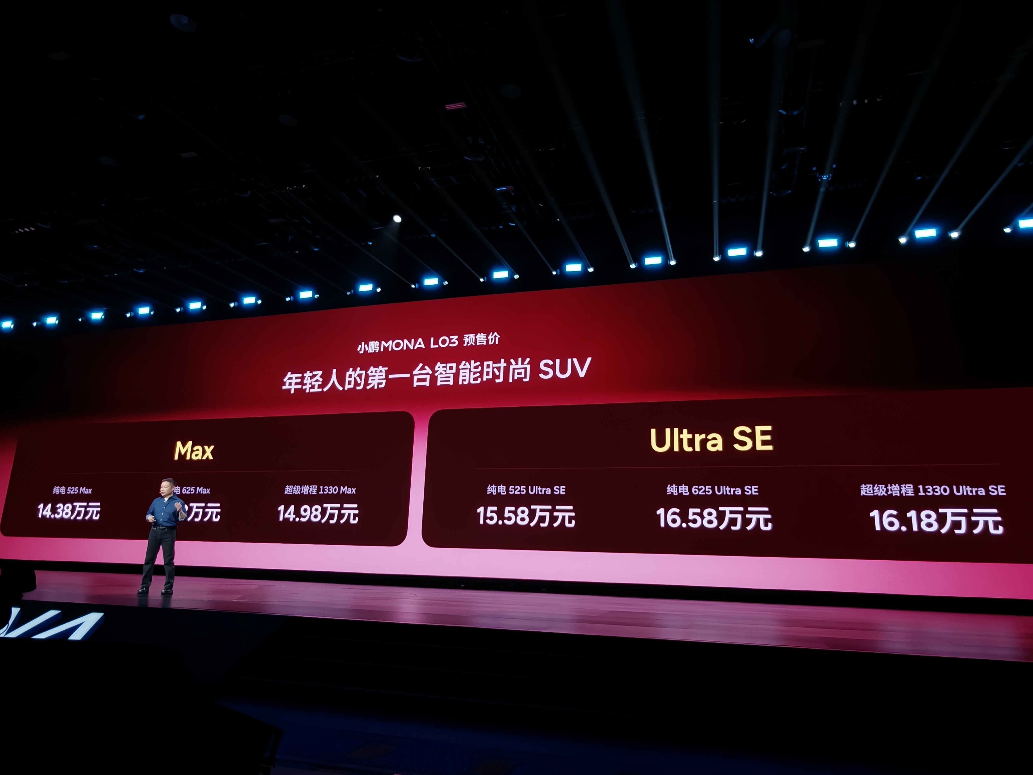 小鹏 MONA L03预售价14.38W起，可能正式发售还有惊喜，我觉得能到14