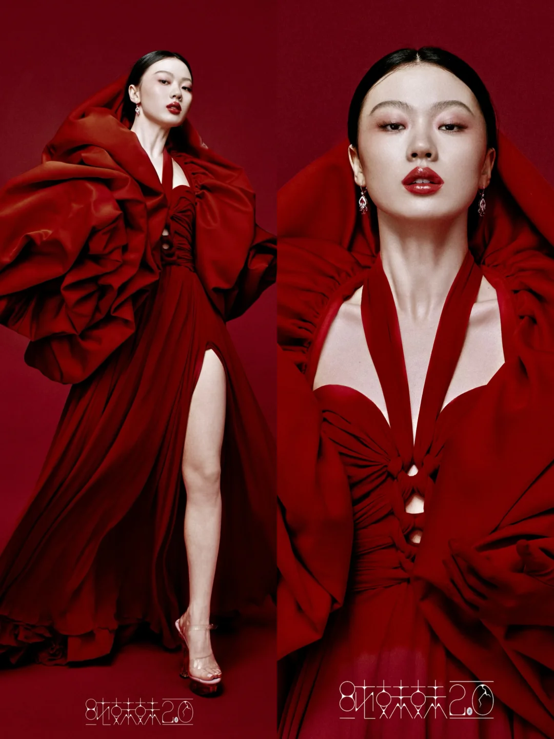 单依纯演绎 Elie Saab 2022 秋冬高定