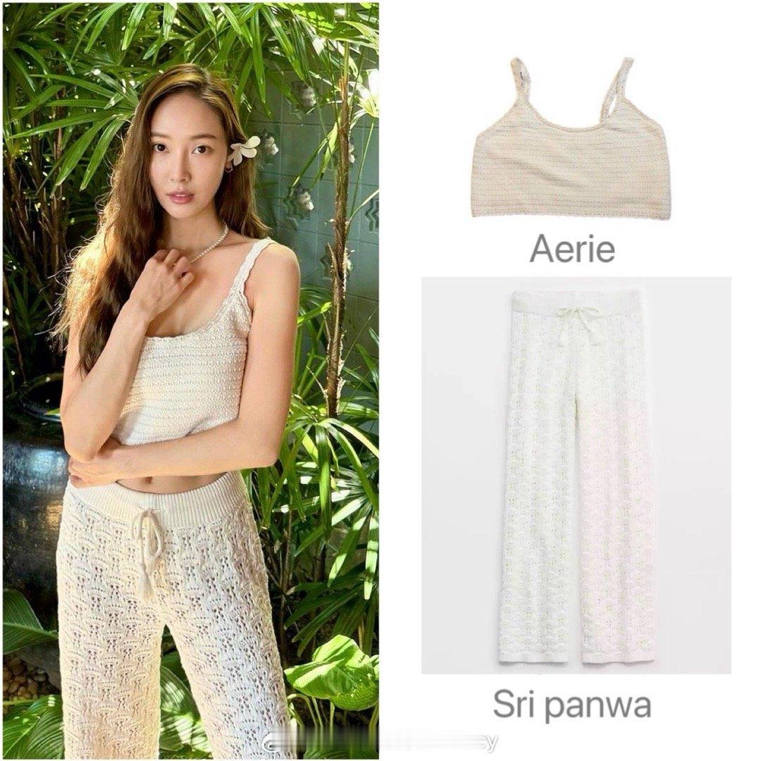 Jessica郑秀妍近日度假🏖️私服二则，大家pick哪种风格？ ​​​