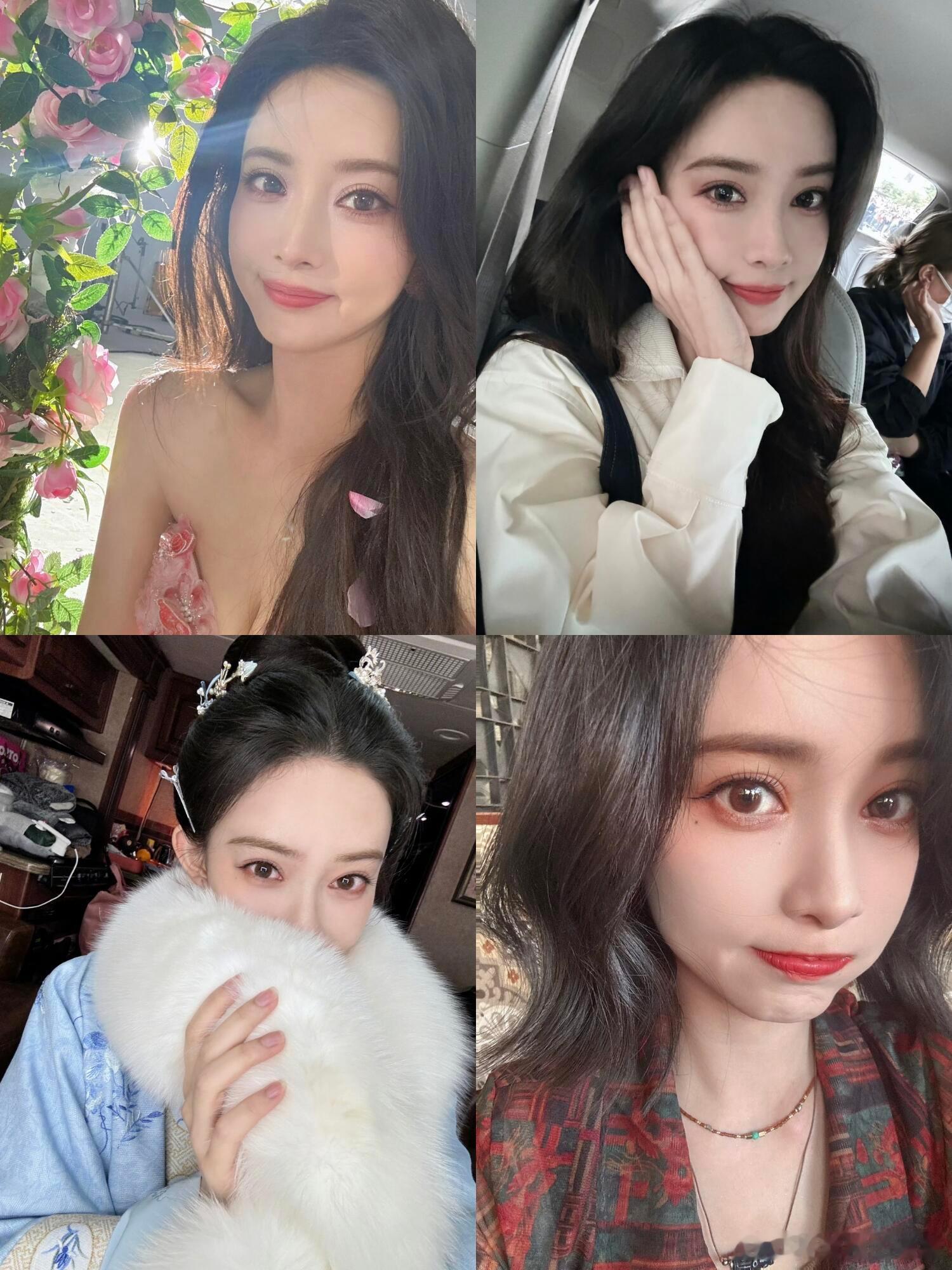 孟子义[超话]  大眼萌妹❤️孟子义自拍合集✨️眼睛大大的美艳又可爱，也是个喜欢