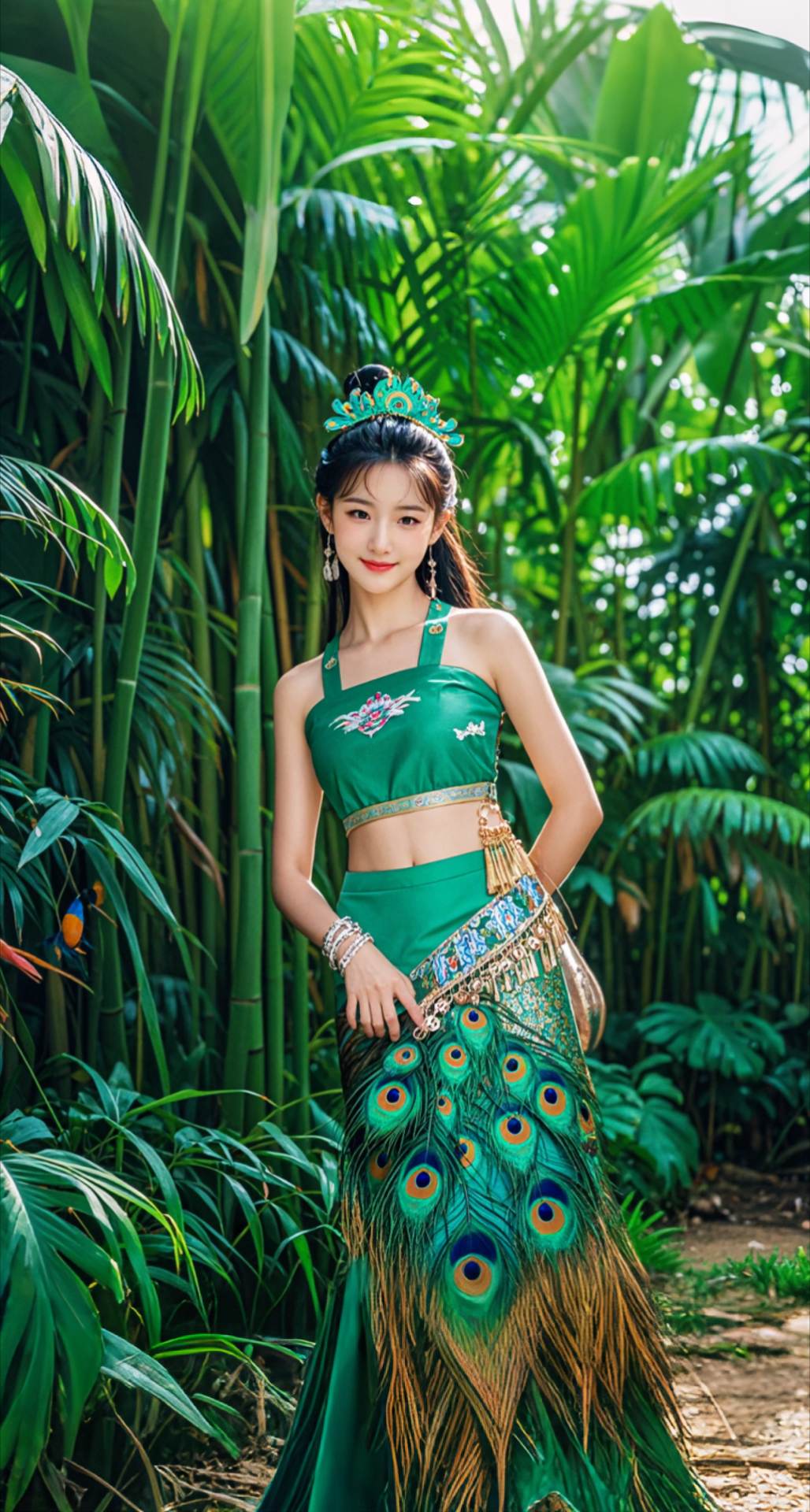 AI扩图 AI傣乡精灵