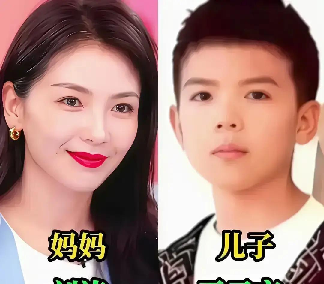 你的下颌线，早被父亲基因提前“签收”了。
 
看看沙溢家两个儿子。15岁的安吉，