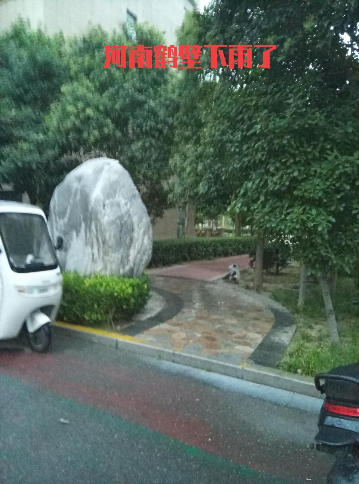 鹤壁下雨啦！高温退场，久违的清凉终于来了🌧️……
 
河南鹤壁终于迎来一场温柔