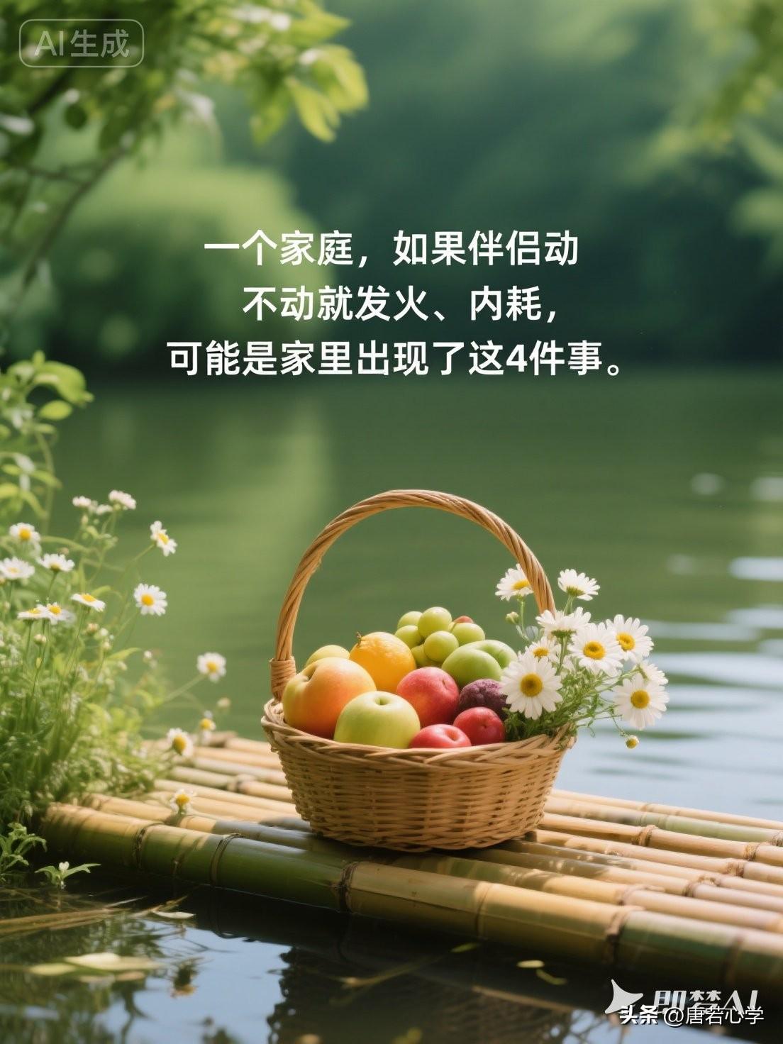 一个家庭，如果伴侣动不动就发火、内耗，可能是家里出现了这4件事。

你一定见过这
