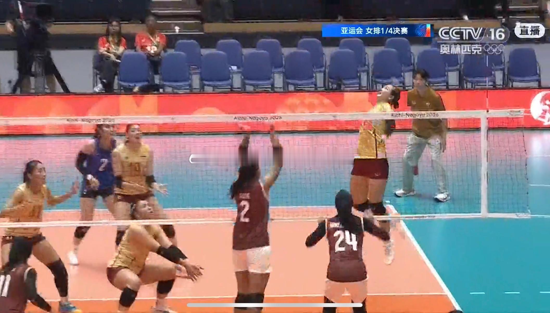 聚焦名古屋亚运会 听闻第二局泰国🇹🇭女排5-15落后印尼🇮🇩，最后还翻盘