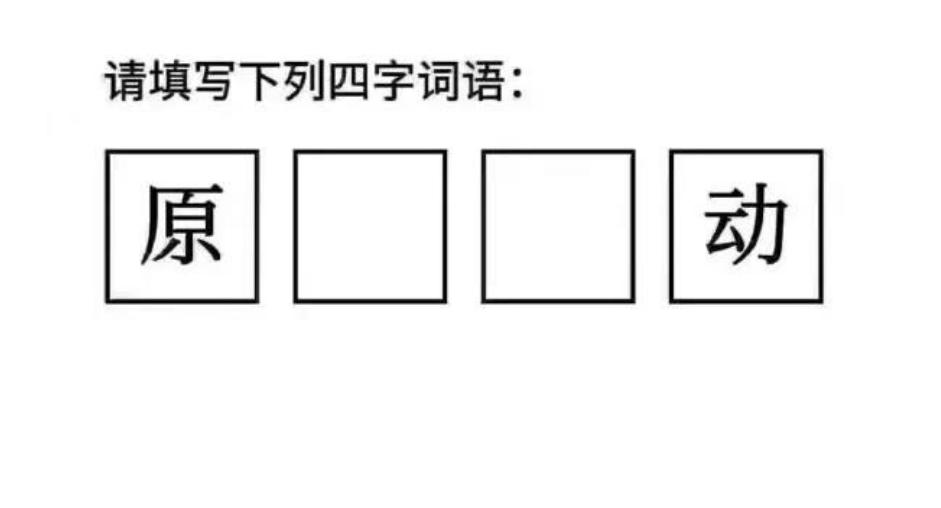 成语填空，但满脑子只有一个答案