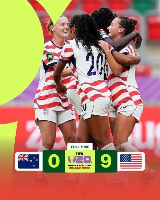 波兰2026国际足联20岁以下女子世界杯小组赛第三轮C组  加纳0-4法国；韩国