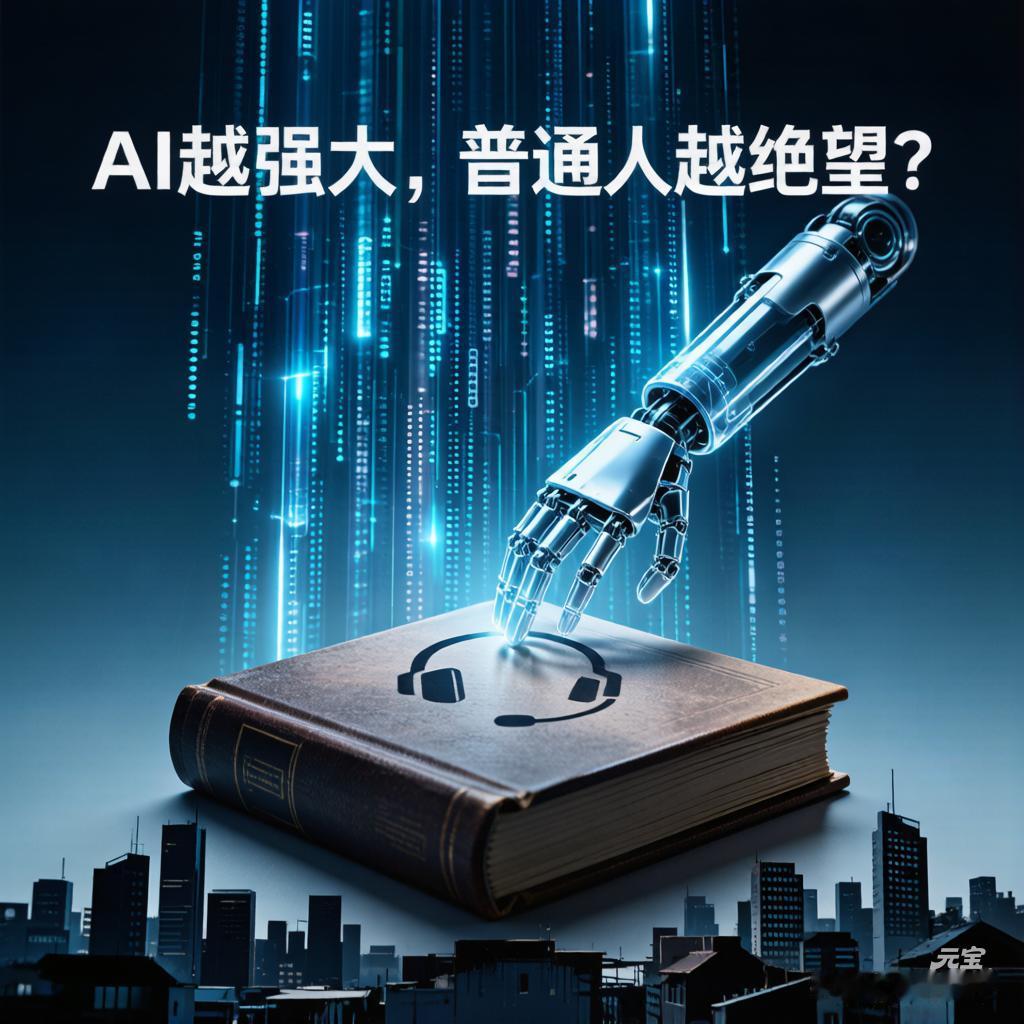 AI越强大，普通人越绝望？未来只有两条路

你有没有发现一个诡异的现象：
GDP