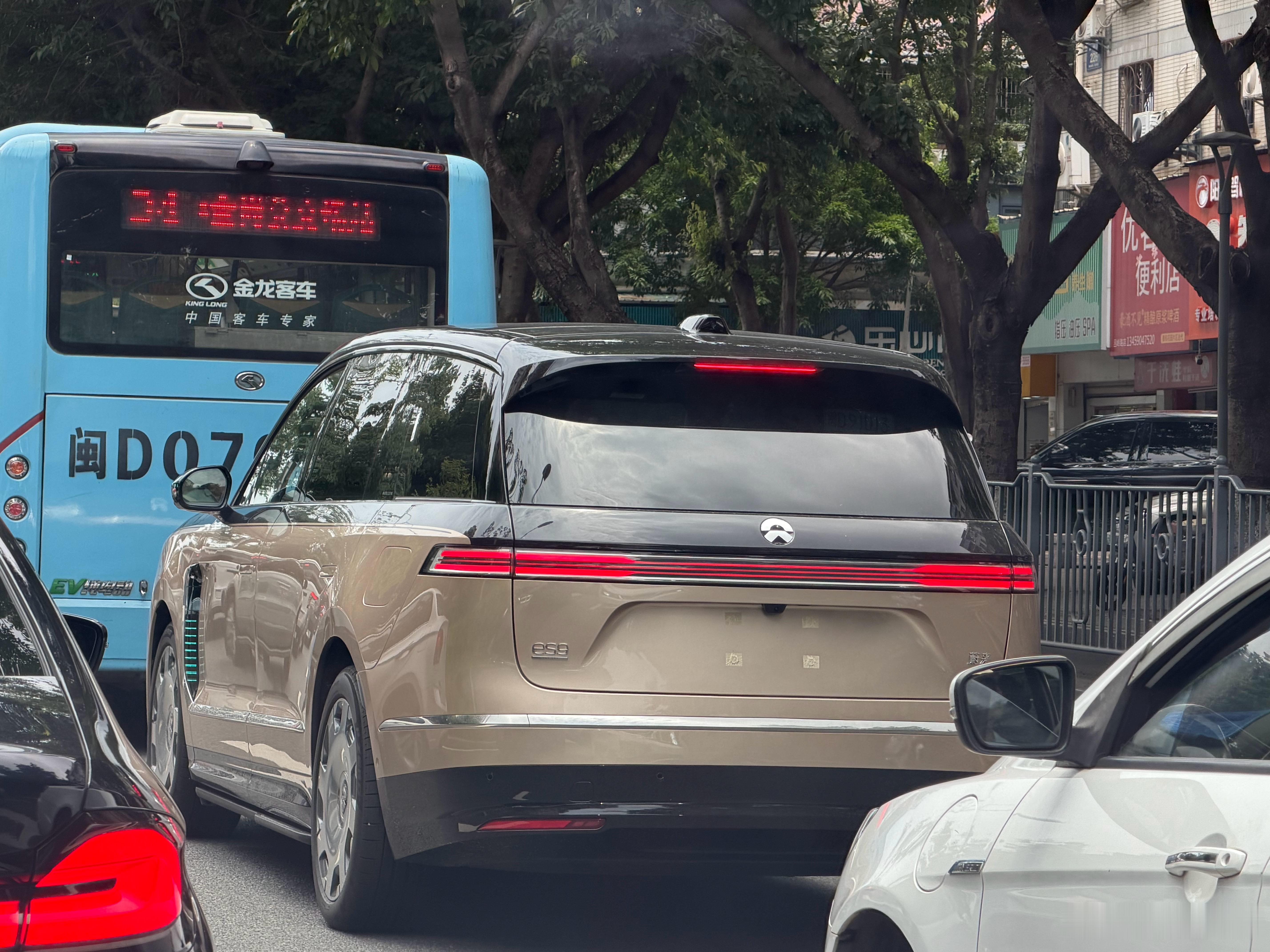蔚来ES9地平线版本，厦门已经有人提车了