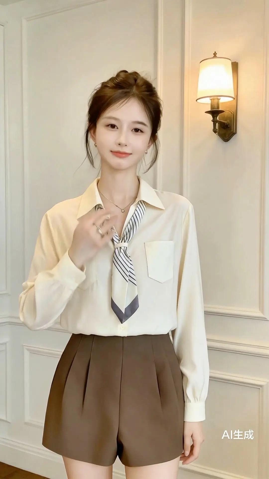 夏天怎么穿 雪纺衫 女衬衫 穿出高级感