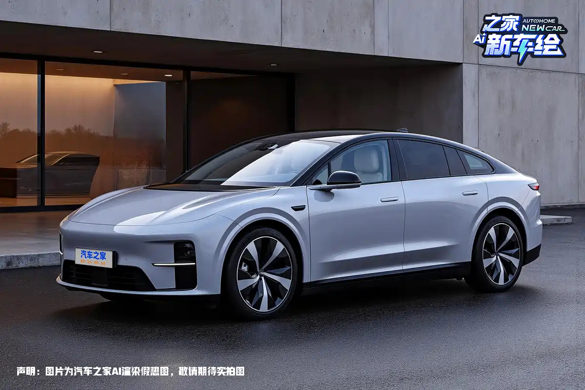 老东家做的理想轿车“开心版”假想图，这AI对品牌特征识别还好，但是对敞篷车的理解