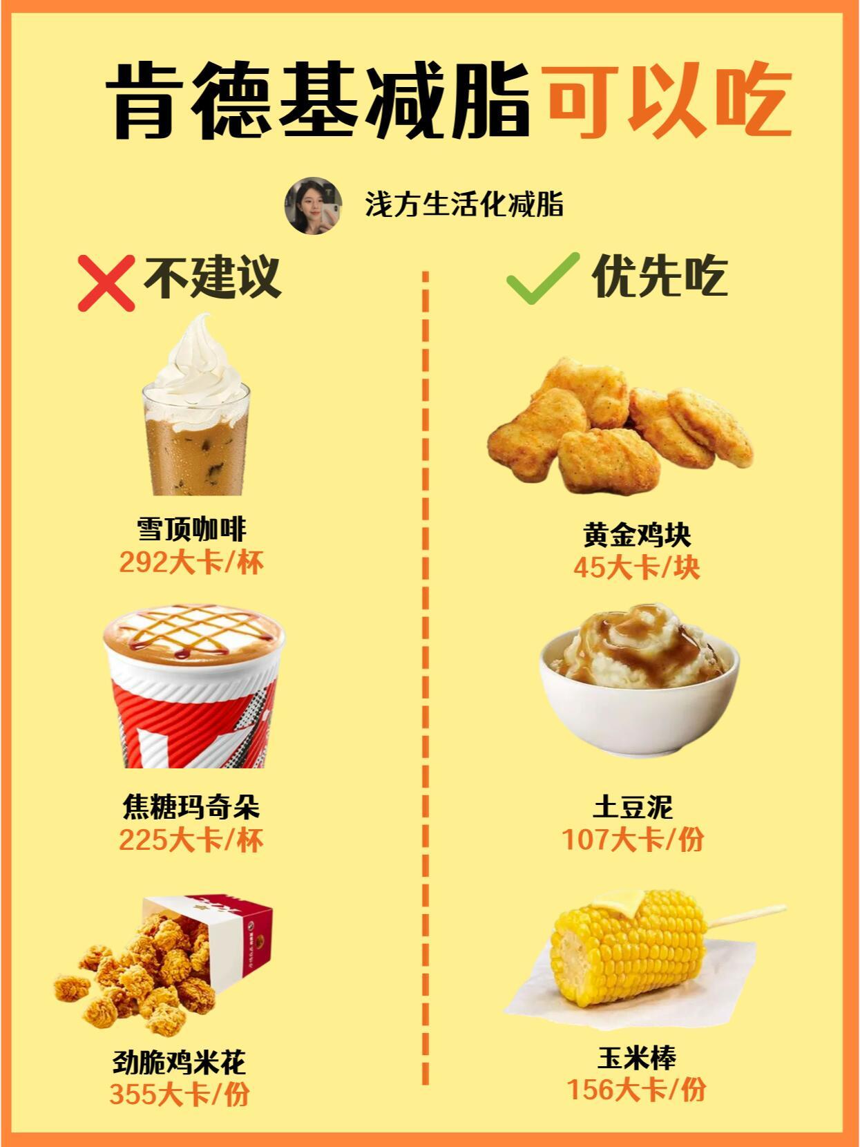 麦当劳肯德基 宿敌cp【放心吃！肯德基麦当劳也能当减脂餐🍔🔥】谁说减脂只能吃