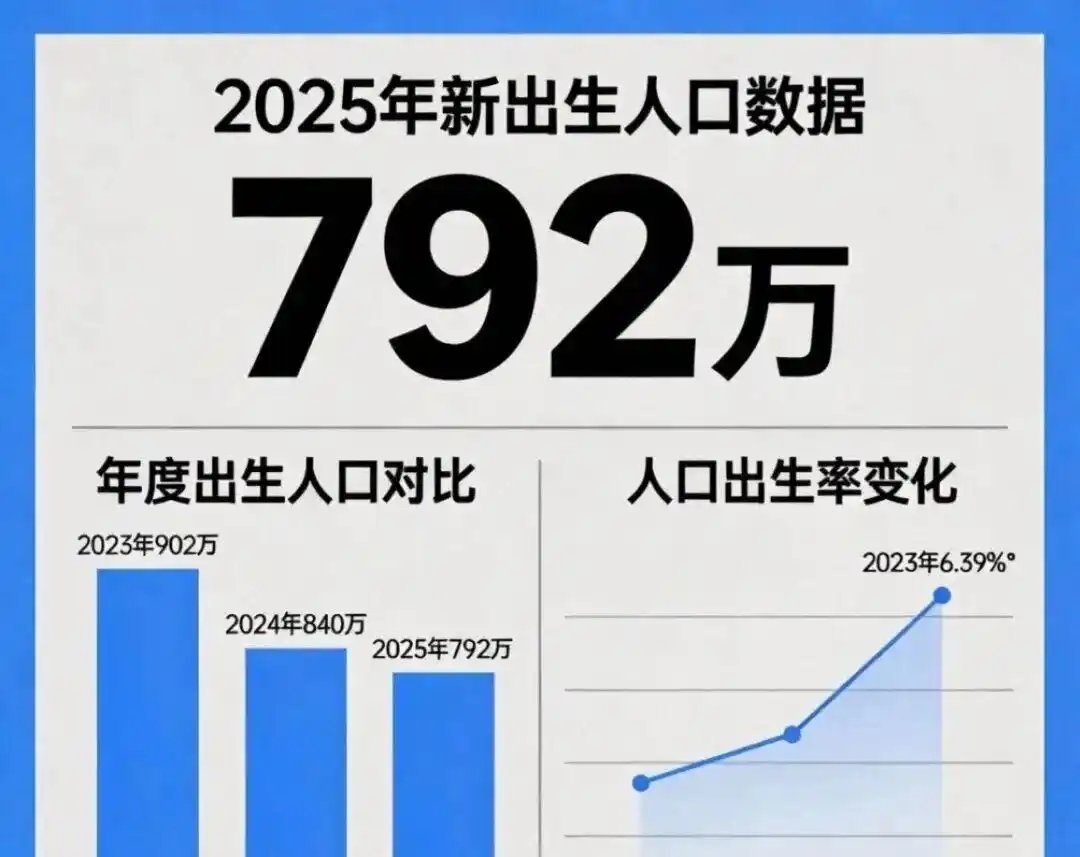 出生人口从2000万跌至800万出生人口急剧下降：不是一时浪潮，是时代一道沉重考