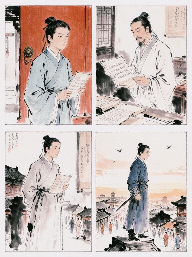 [月亮]今天讲讲白居易的故事[微风]
贞元年间，少年白居易初入长安。他带着诗稿，