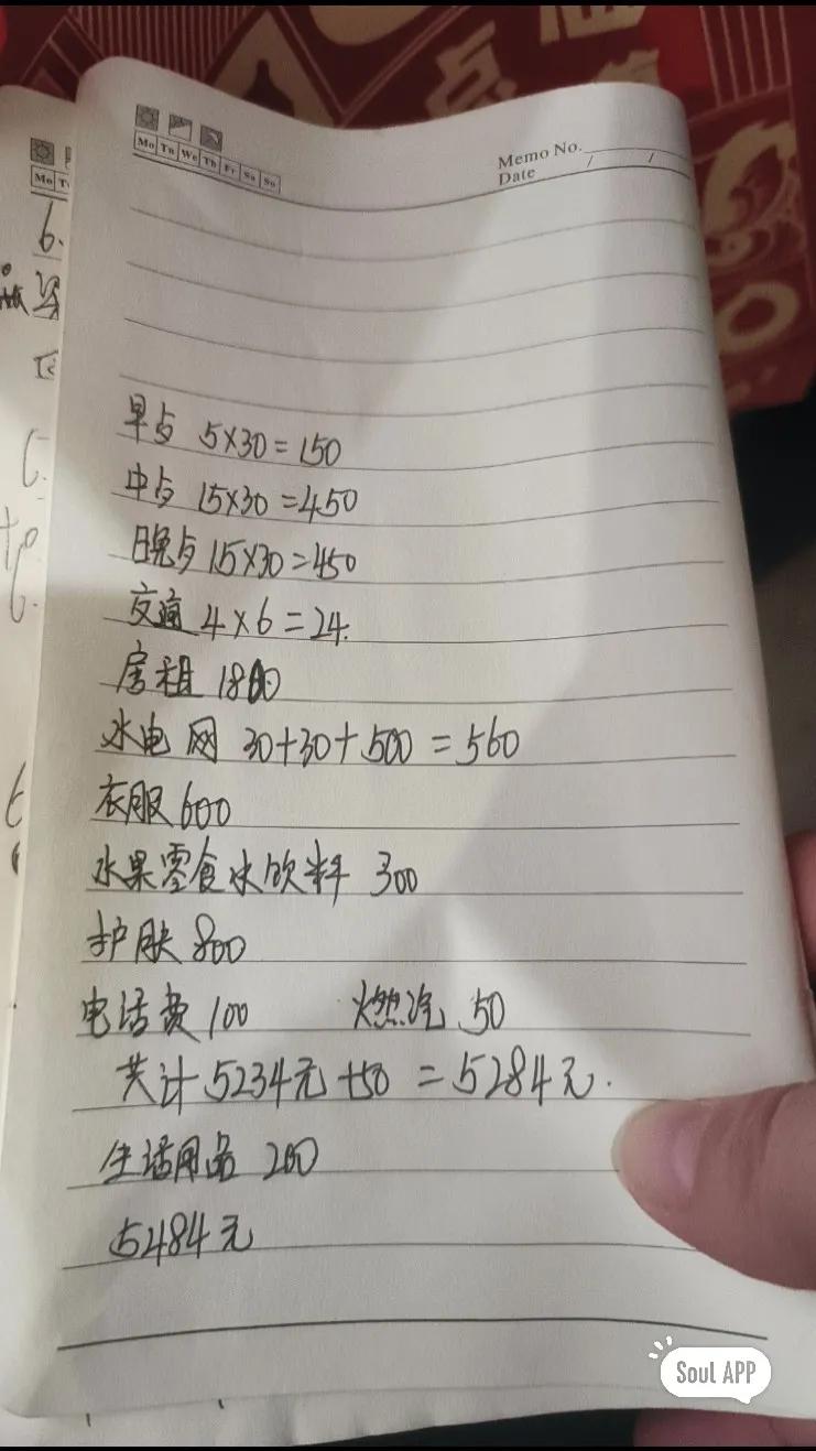 一个普通大学生，校外租房和生活费要这么多？