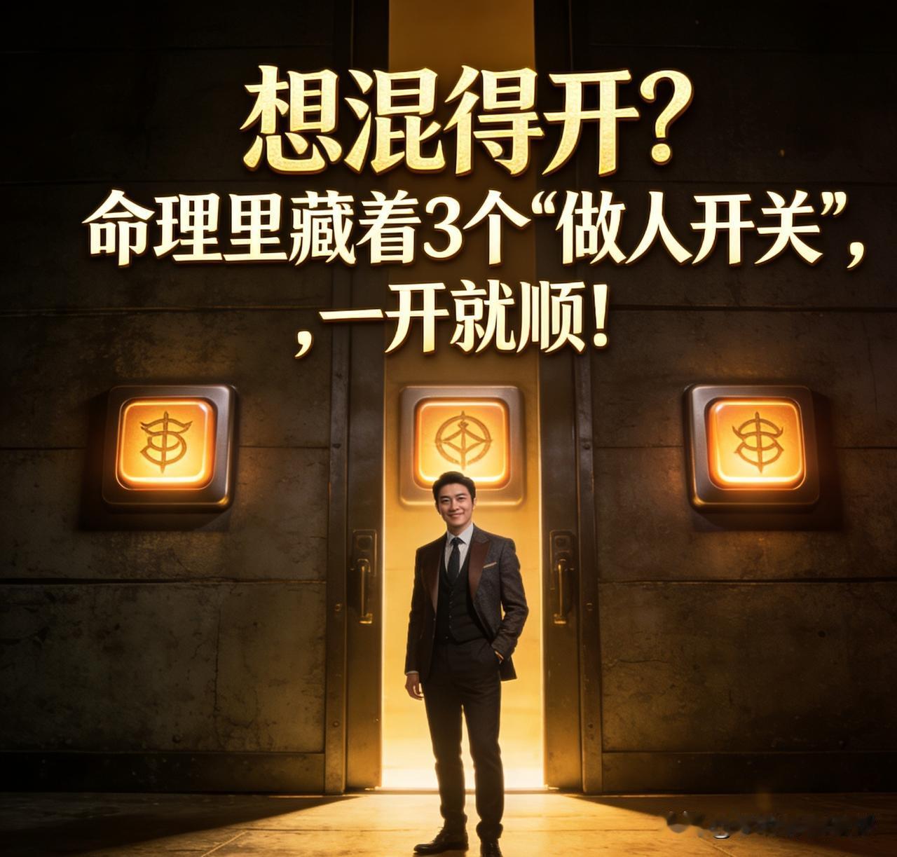 想在社会混得风生水起？命理中有3个“做人开关”，开启便顺风顺水！

      