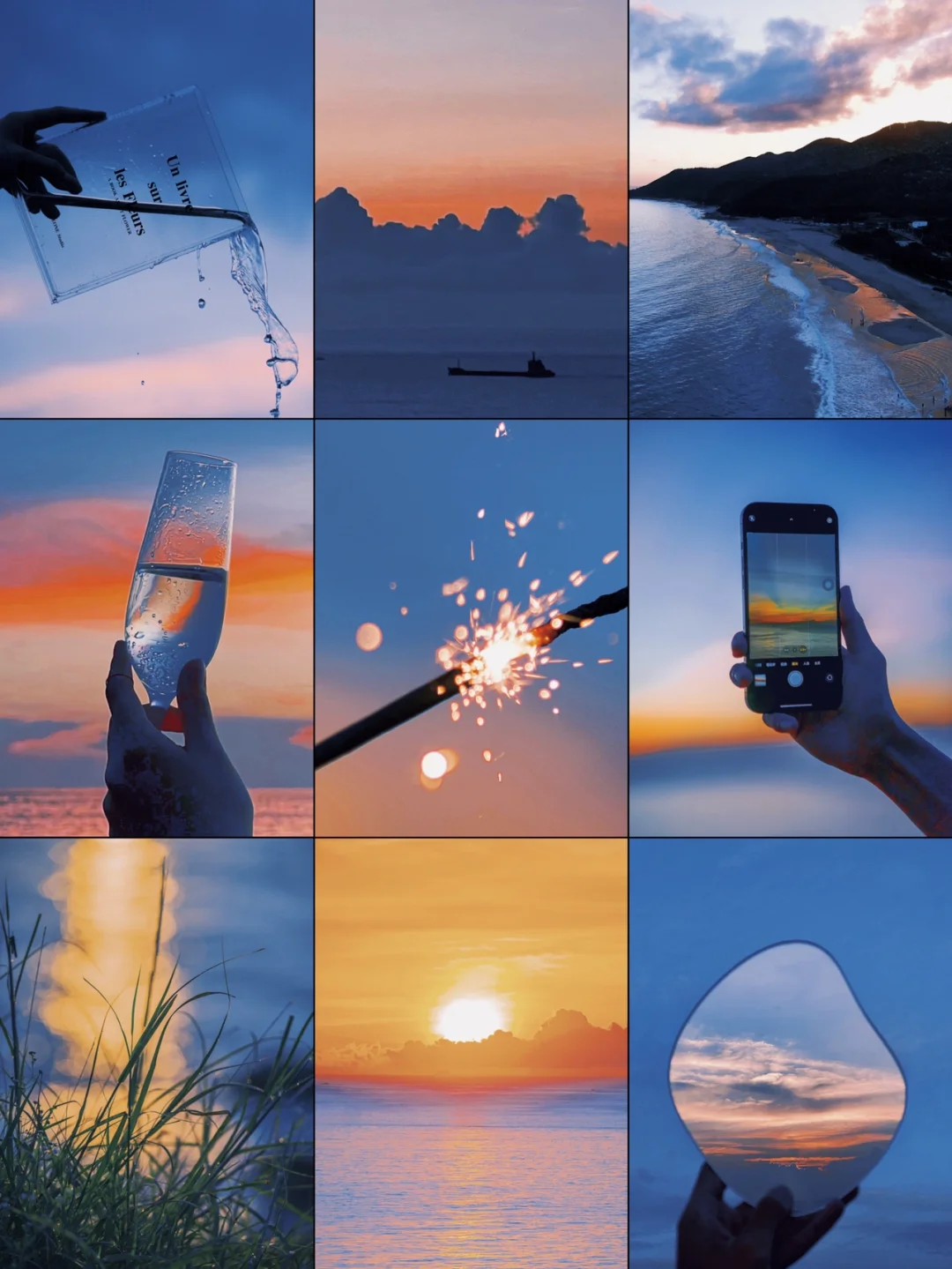 手机调色✨暗调蓝紫电影氛围滤镜🌊拯救废片