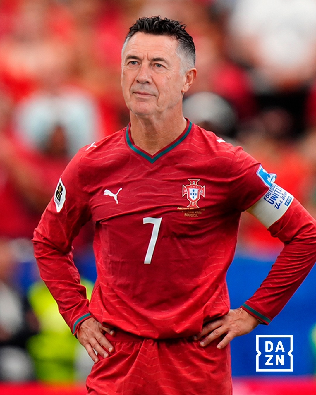 DAZN 的葡语官号玩安切洛蒂和恩德里克的梗“恩德里克：我很希望今天乌兹别克斯坦