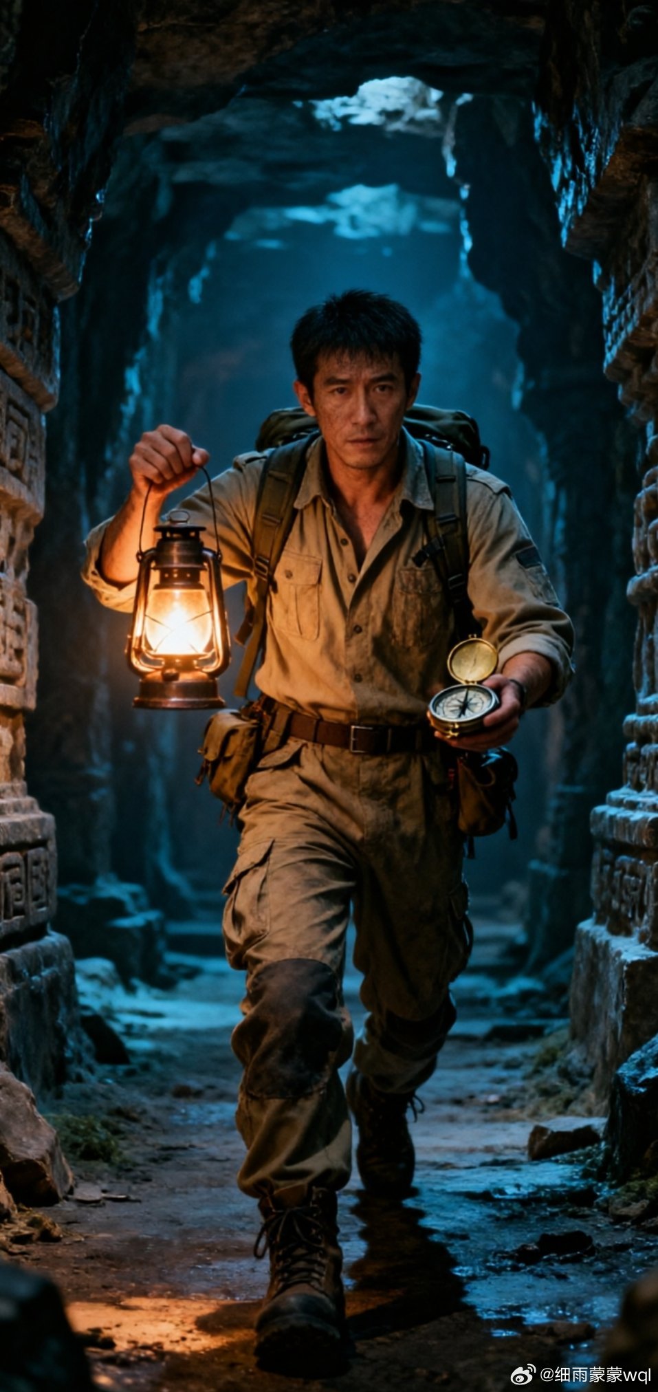 超自然行动组超自然鬼吹灯联动 摸金就玩超自然 超自然二创厨子寻龙分金看缠山，一重