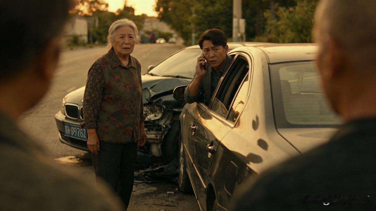 蹭一下要2000被拒，报警后花4000：这场小事故，戳中多少人的心结！
 
公公